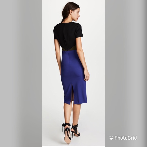 Diane Von Furstenberg Tailored Midi Dress - Picture 2 of 6